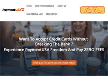 Tablet Screenshot of paymentusa.com